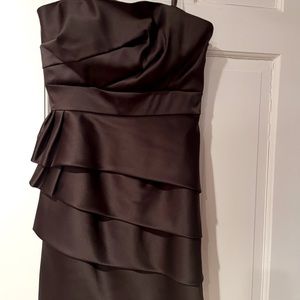 Max & Cleo satin cocktail dress